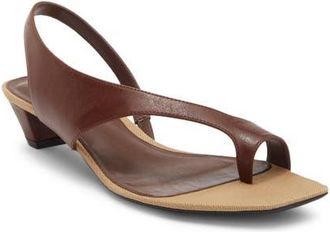 Jeffrey Campbell Blissful Slingback Sandal in Brown Tan Combo at Nordstrom, Size 5.5