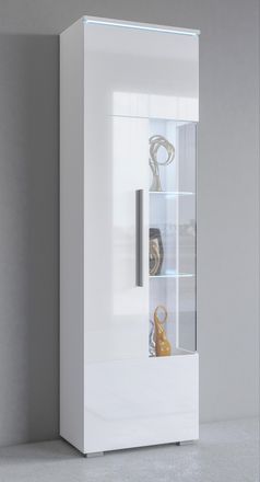 Inosign Vitrine »India,Höhe 160cm stilvolle Glasvitrine mit verstellbare Glasböden« Standvitrine 1Trg, viel Stauraum ohne Beleuchtung
