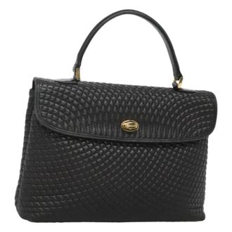 Bally Tweedehands leren handtassen - Dames - Vintage Handtas - Zwart - ONE Size - Leer - Vintage