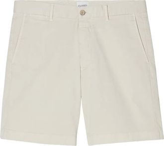 Closed Shorts met logopatch - Wit