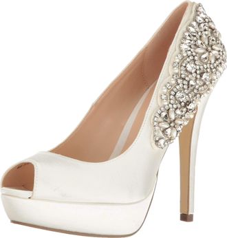 Paradox London Indulgence Heeled Sandal Ivory P1710 Womens