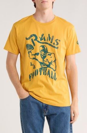 Junk Food NFL Rams Cotton Graphic T-Shirt in Mustard at Nordstrom Rack, Size Xx-Large