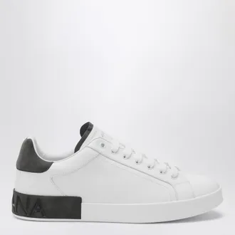Dolce & Gabbana Portofino white/black leather sneaker