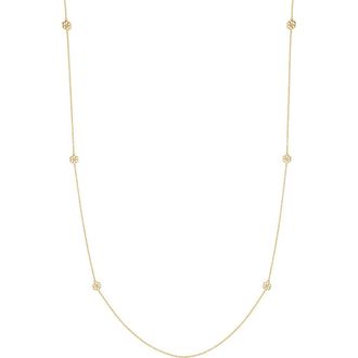 Bony Levy 14K Gold Cutout Station Long Necklace in 14K Yellow Gold at Nordstrom Rack, Size 32