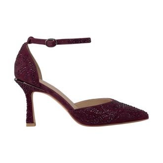 Alma En Pena Rhinestone Pump - Dames - Pumps - Rood - 41 EU - Leer - Schoenen