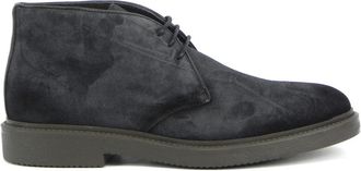 Marco Ferretti Casual Sneakers - Heren - Veterlaarzen - Blauw - 44 EU - Leer - Schoenen