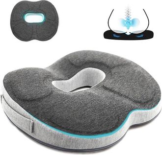 OEM Coj&iacute;n Antiescaras Para Silla: Coj&iacute;n Ortop&eacute;dico Para Un Alivio Eficaz De Hemorroides, Pr&oacute;stata, Ci&aacute;tica Y Dolor De Espalda, Ideal Para Oficina, Autom&oacute;v