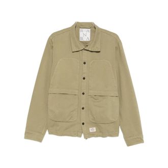 RANRA Epitome Overshirt - Heren - Zomerjassen - Groen - M - Nylon - Jassen