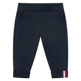 Moncler Logo Joggers - male - Moncler - Sweatpants - Blue - 12 M - Kids