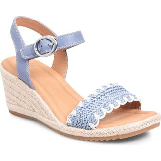 Söfft Inez Wedge Sandal in Zante Blue at Nordstrom Rack, Size 10