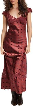 Free People Butterfly Babe Cutout Maxi Dress in Cedar Combo at Nordstrom Rack, Size Small