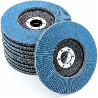 OEM Paquete De 10 Discos De Lijado De L&aacute;minas De 125 Mm Para Lijar Acero, Acero Inoxidable, Madera Y Metal - Granulometr&iacute;a 40/60/80/120 - Discos De Lijado