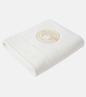 Versace Medusa Gala cotton terry bath mat