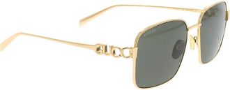 Gucci Accessoires, unisex, Geel, ONE Size, Zonnebril