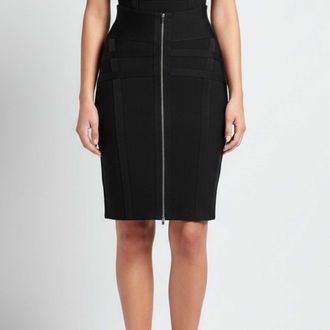 H&eacute;rve L&eacute;ger Herv&eacute; L&eacute;ger Black Jersey Short Skirt