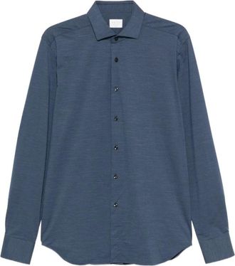 Xacus Active Shirt - Heren - Casual Overhemden - Blauw - M - Overhemden