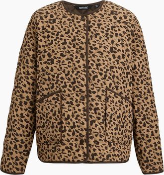 Regatta Womens Regatta Womens/Ladies Mira Leopard Print Jacket - Brown - Size: 16