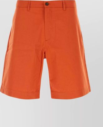 Maison Kitsun&eacute; cotton bermuda shorts