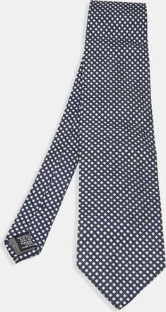 Gianfranco Ferre Grey/blue Checkered Silk Tie