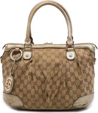 Gucci Pre-owned Gucci GG Canvas Sukey Satchel Ladies 568RVEQIO5LAHQ4U