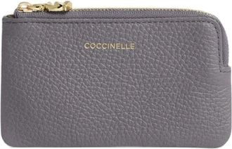 Coccinelle C-Me Softy Portemonnee - Dames - Portefeuilles - Blauw - ONE Size - Katoen - Accessoires
