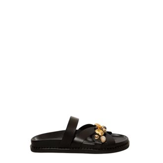Caryatis Greek Sandals Sandalo Ciabatta - - Shoes - Donna - Nero - 37 EU