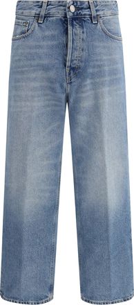Haikure Womens Jeans Betty Boyfriend Nordic Blue Cotton