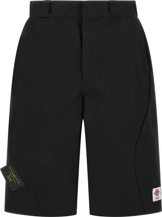 Undercover Black Polyester Bermuda Mens Shorts