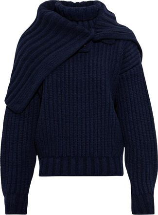 Dolce & Gabbana Maglione Oversize in Lana - - Knitwear - Uomo - Blu - M