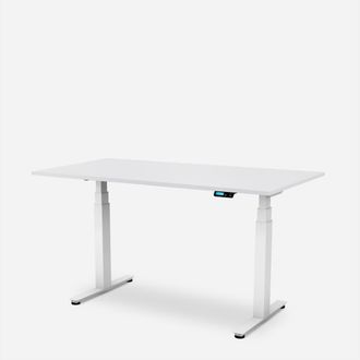 Jelmoli-Shop »WRK21 Schreibtisch Work 120 x 80 cm, Höhenverstellbar, Weiss Uni / Weiss« ()