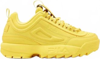Fila Womens Disruptor Ii Chunky Sneaker In Gold Finch