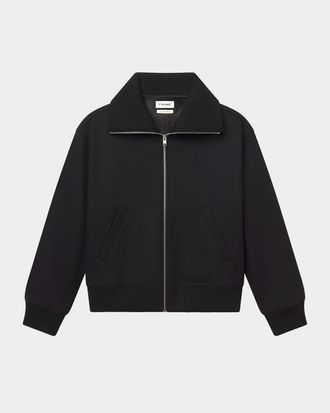 Frame Denim Men & apos;s Ribbed Wool-Blend Blouson Jacket