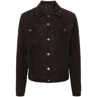Eraldo Sculpted-buttons Leather Jacket