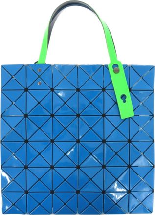 Issey Miyake blue Polyester Pvc Tote Bag (Pre-Owned)