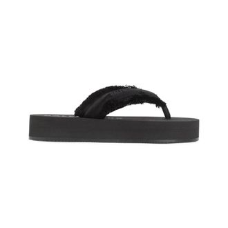 Balenciaga Cushy teenslippers - Dames - Slippers - Zwart - 38 EU - Schoenen