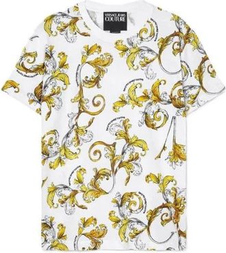 Versace Jeans Couture Katoenen T-shirt - Heren - T-shirts - Veelkleurig - M - Katoen - Tops