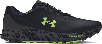 Under Armour Mens Charged Bandit Trail 3 Storm Proof Sneaker, (001) Black/Castlerock/White, 7.5