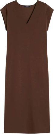 Max Mara Maxi Jurken - Dames - Casual kleedjes - Bruin - S - Kleedjes