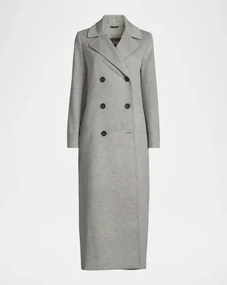 Cinzia Rocca Icons Wool-Cashmere Double-Breasted Coat