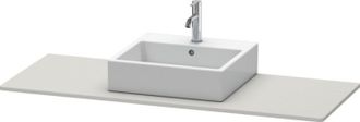 Duravit Consola Duravit Xsquare 16x1400x550mm Con Recorte Central De Hormig&oacute;n
