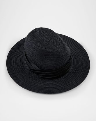 Eugenia Kim Courtney Hemp Straw Fedora Hat