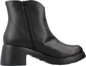 Wonders E7125 Botin Wild - Dames - Laarzen met Hak - Zwart - 40 EU - Leer - Schoenen