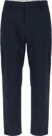 Department Five Blue Slim Flat Front Pants