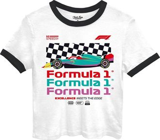 Junk Food Ringer Slim Fit Baby Tee