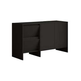 Hanah Home Credenza In Legno laris 130 - 130 X 44 X 82 Cm - Nero