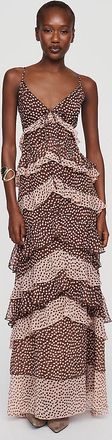 En Saison Diana Ruffle Maxi Dress