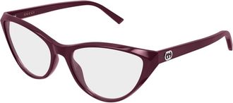 Gucci Gg 2205O Optisch Montuur - Dames - Brillen - Rood - 55 MM - Accessoires