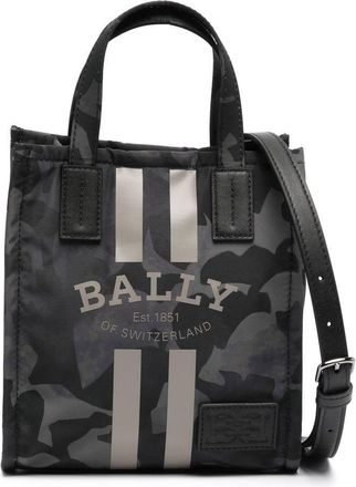 Bally Crystalia camo-print mini tote bag - women - Polyester - OS - Black