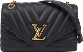 Louis Vuitton Black Calfskin New Wave MM