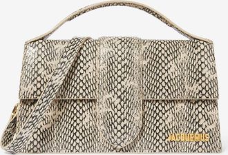 Jacquemus Handtasche aus Leder in Schlangenoptik Le Grand Bambino